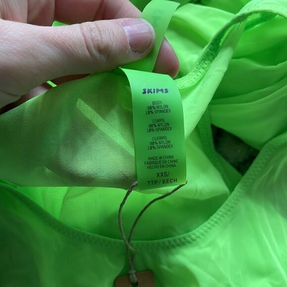 NWT SKIMS mesh cover ups long dress w/ slit - Picture 5 of 7